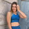 Top Mujer Diseño Batik Azul/Celeste