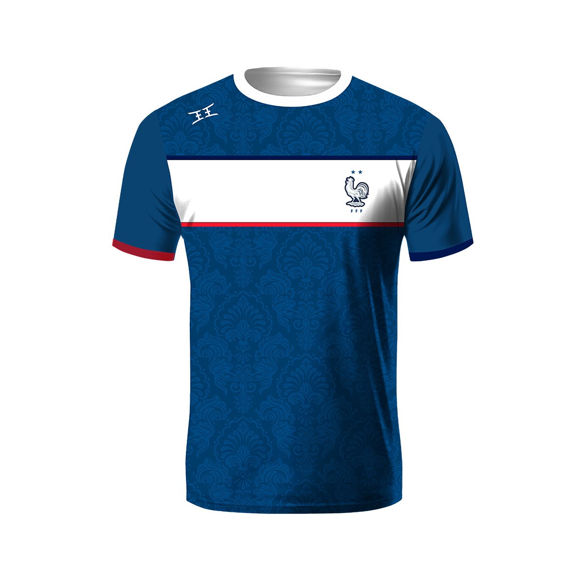 Camiseta Francia Hombre Diseño Mundial 2026 Azul