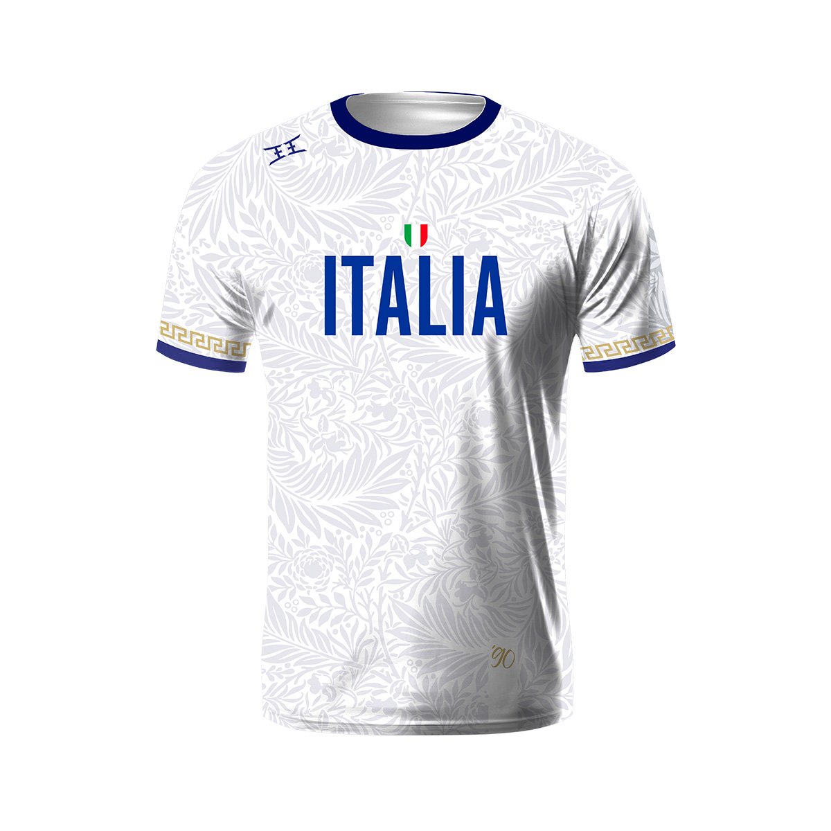 Camiseta Italia Hombre Diseño Mundial 2026 Blanco