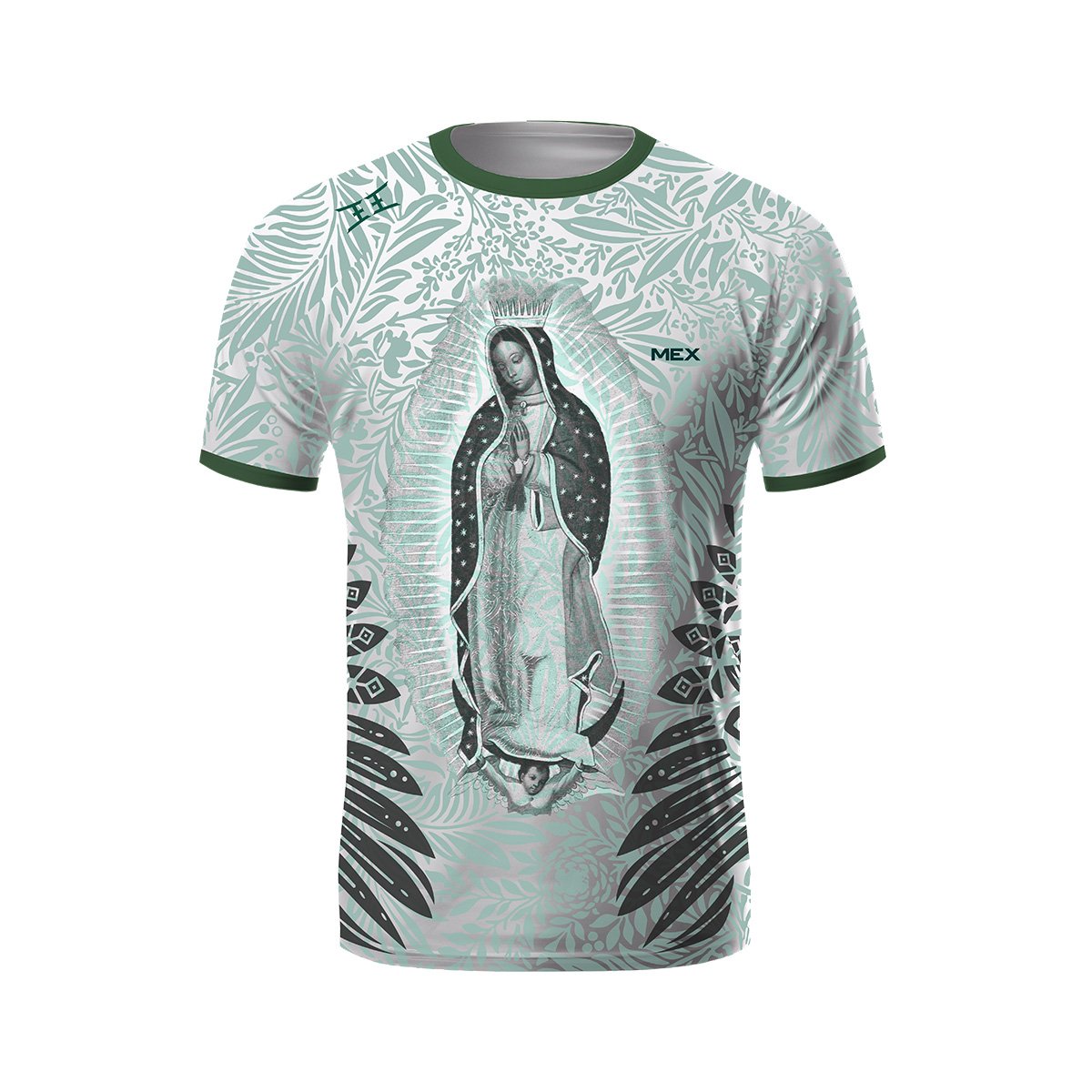 Camiseta Mexico Hombre Diseño Mundial 2026 Blanco