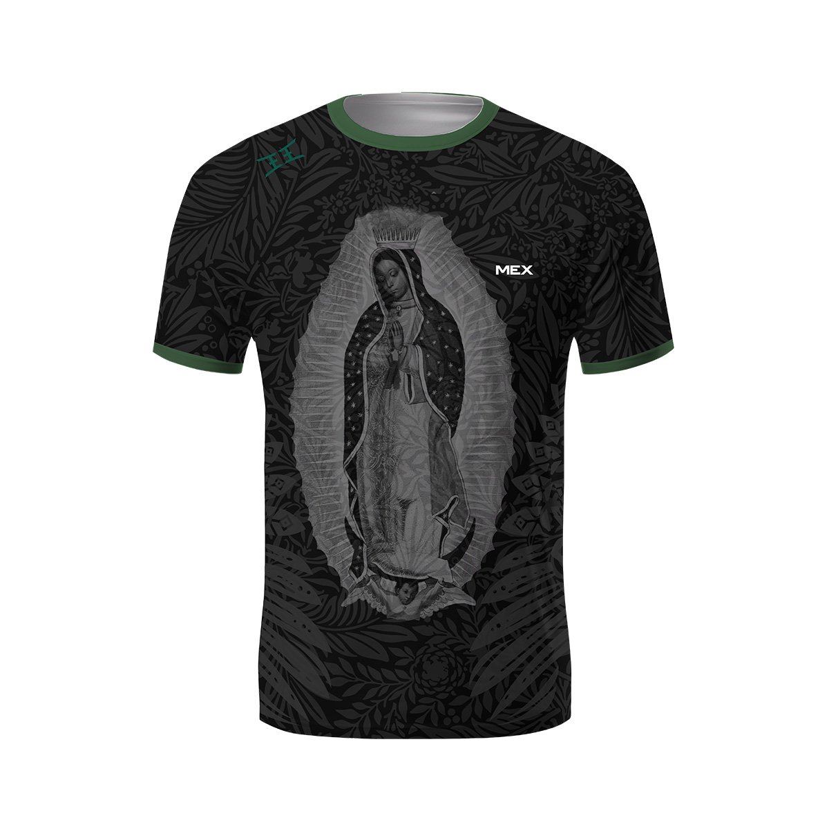 Camiseta Mexico Hombre Diseño Mundial 2026 Negro
