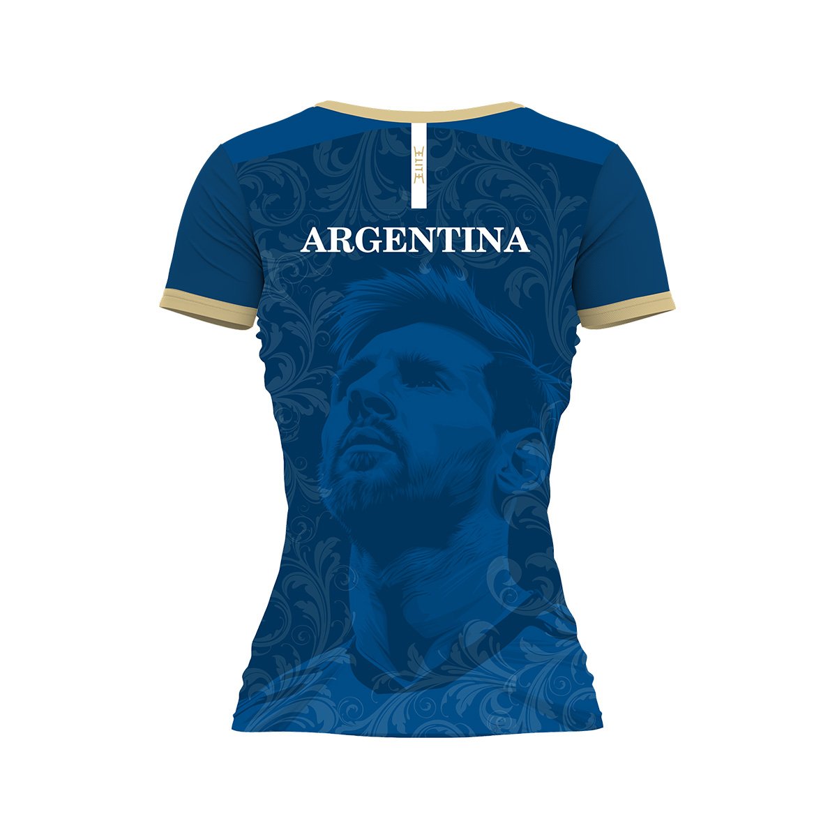 Camiseta Argentina Mujer Diseño Mundial 2026 Azul - Imagen 3