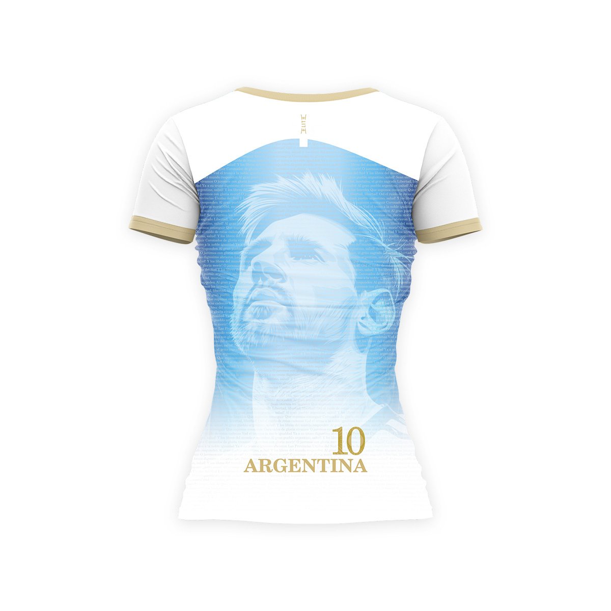 Camiseta Argentina Mujer Diseño Mundial 2026 Celeste - Imagen 3